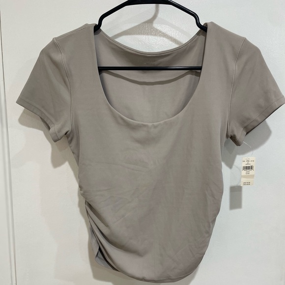 aerie Tops - Aerie Scoop Neck Short Sleeve Top